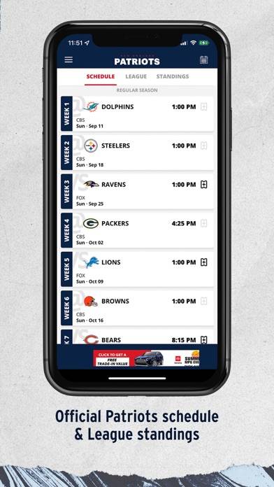 New England Patriots App screenshot #5