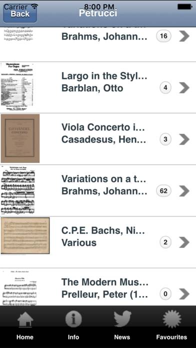 Petrucci Sheet Music App-Screenshot #2