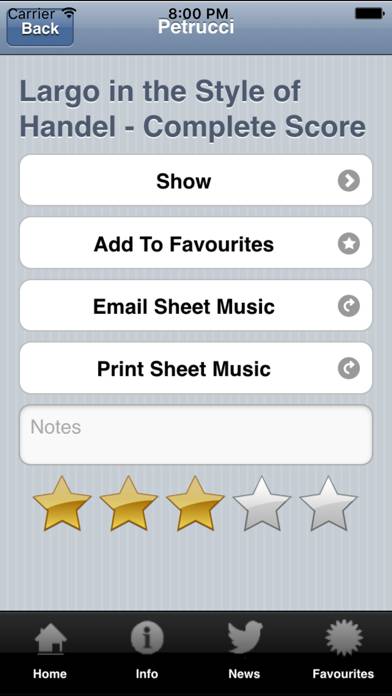 Petrucci Sheet Music App-Screenshot #4