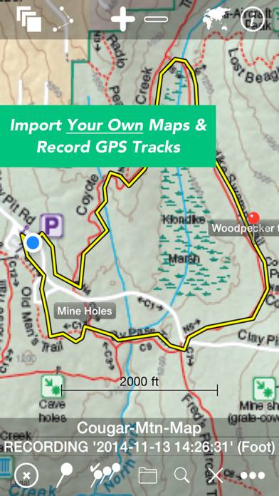 Maps n Trax - Offline Maps, GPS Tracks & Waypoints immagine dello schermo