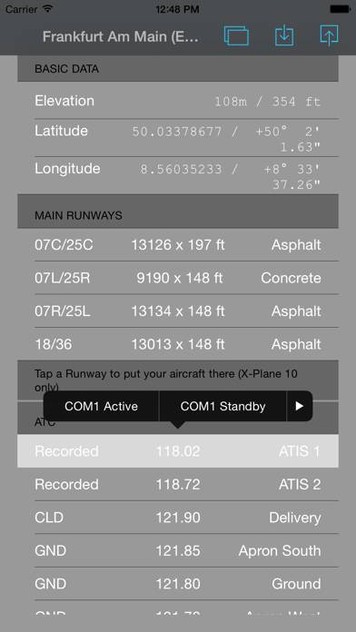 XAirports Capture d'écran de l'application #3
