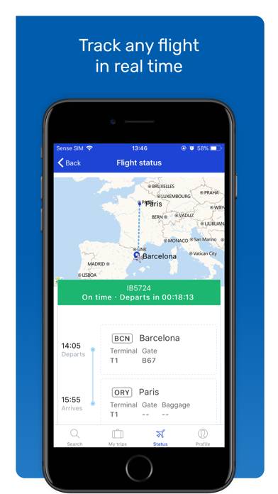 EDreams: Flights, hotels, cars App-Screenshot #5