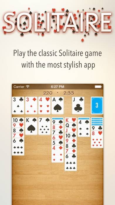 Solitaire the classic game Captura de pantalla de la aplicación #1