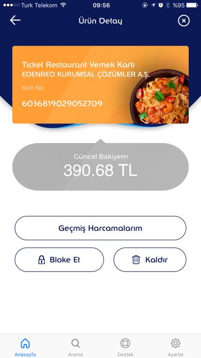 MyEdenred Türkiye App screenshot #3