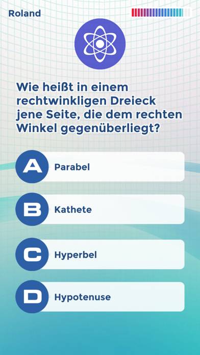 Wissenstraining. Das Quiz. App screenshot #1