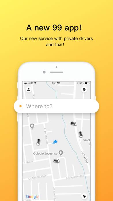 99: Rides, Food, Pay App screenshot