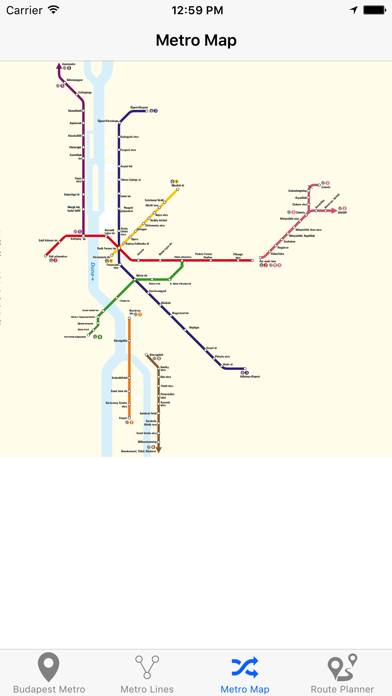 Budapest Metro Скриншот приложения #5