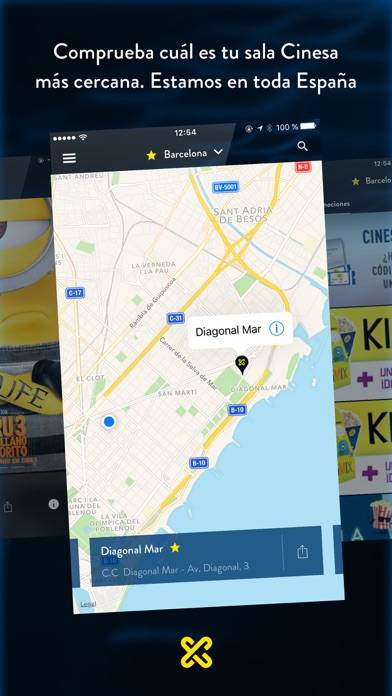 Cinesa: cartelera de películas Captura de pantalla de la aplicación #4
