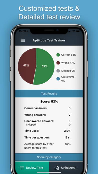 Aptitude Test Trainer Captura de pantalla de la aplicación #4