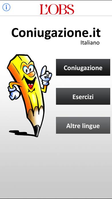Italian verbs conjugation Capture d'écran de l'application #1