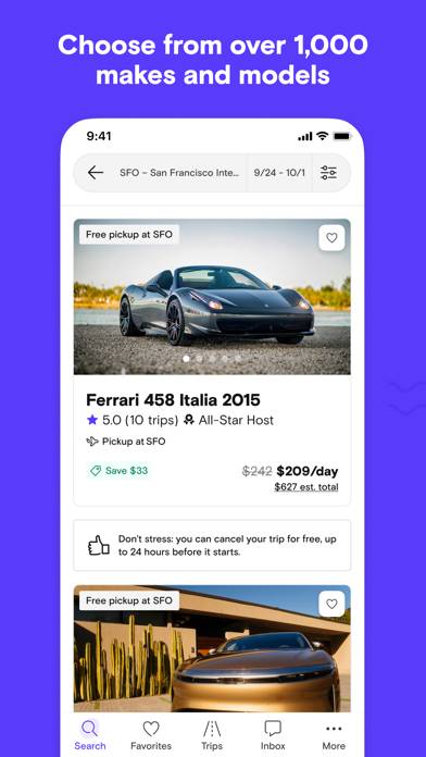 Turo  Car rental marketplace App screenshot #2