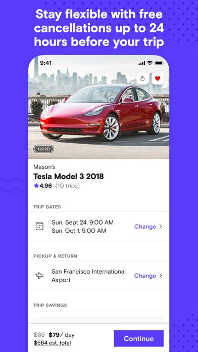 Turo  Car rental marketplace App screenshot #3