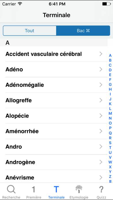 Terminologie médicale ST2S App screenshot #3