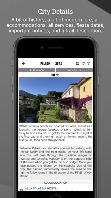 Wise Pilgrim Camino Primitivo Capture d'écran de l'application #3