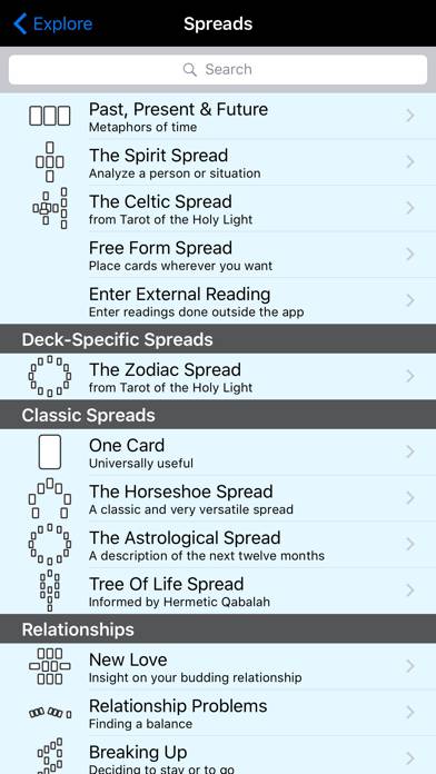 Holy Light Tarot App screenshot #3