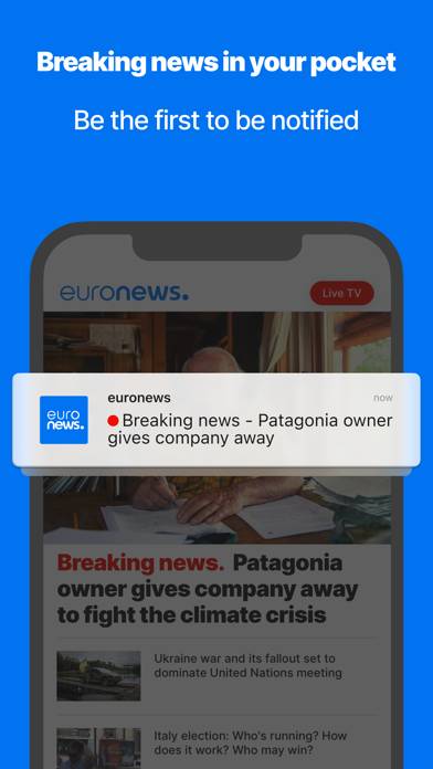 Euronews App skärmdump #2