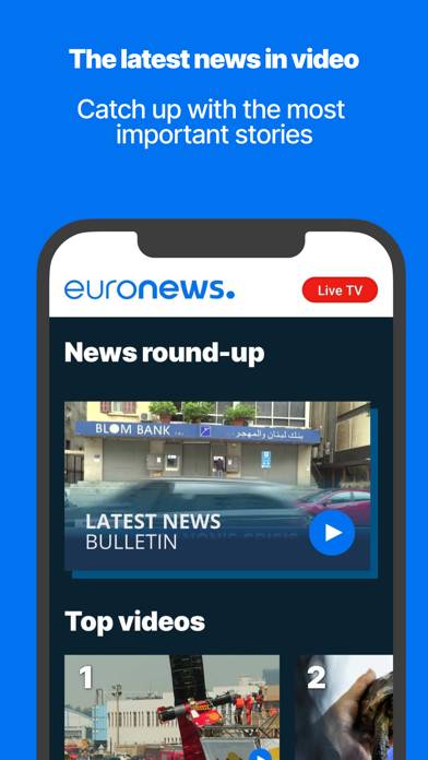 Euronews App skärmdump #3