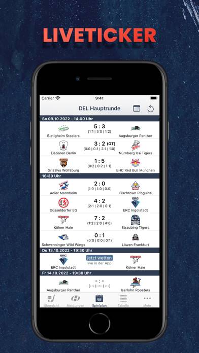 Hockeyweb － die Eishockey App App-Screenshot #2