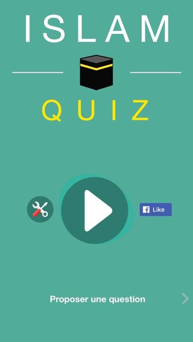 Islam Quiz en français App screenshot #1