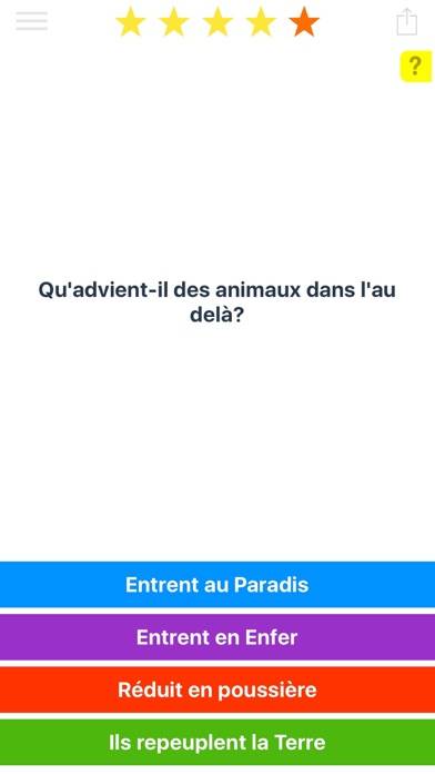 Islam Quiz en français App screenshot #3