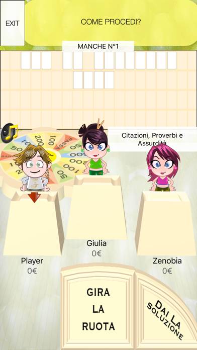 La Ruota Della Fortuna AVATARS schermata del gioco