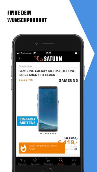 Saturn Deutschland App-Screenshot