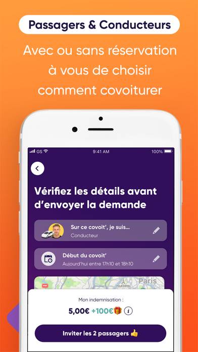 Klaxit Capture d'écran de l'application