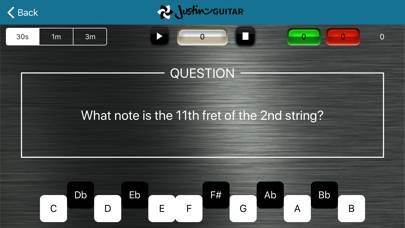 Guitar Fretboard Note Trainer Schermata dell'app #3