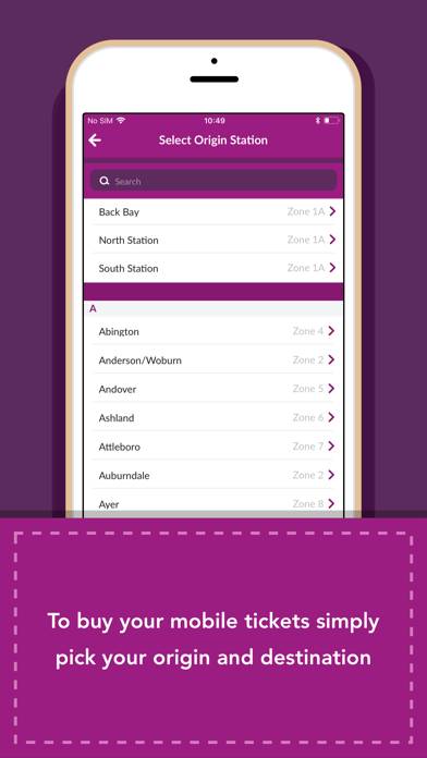MBTA mTicket App screenshot #2