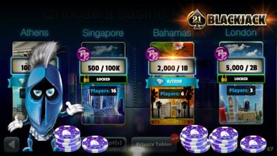 Blackjack 21: Live Casino game Captura de pantalla de la aplicación #2