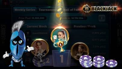 Blackjack 21: Live Casino game Capture d'écran de l'application #4