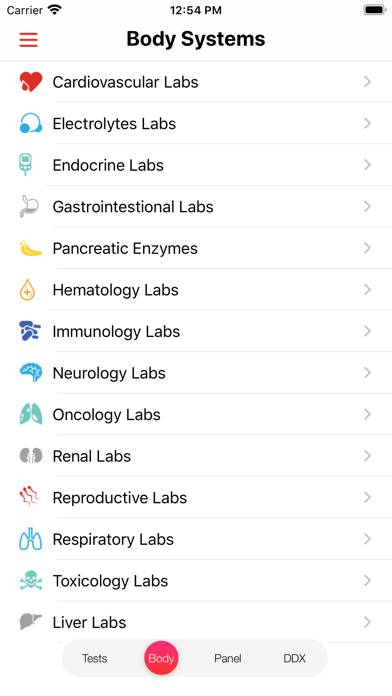 Lab Values Reference App screenshot #5