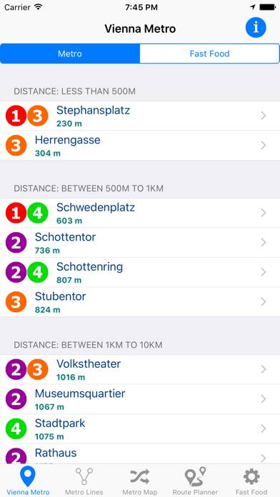 Vienna Metro and Subway App screenshot #1