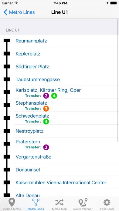 Vienna Metro and Subway App screenshot #4