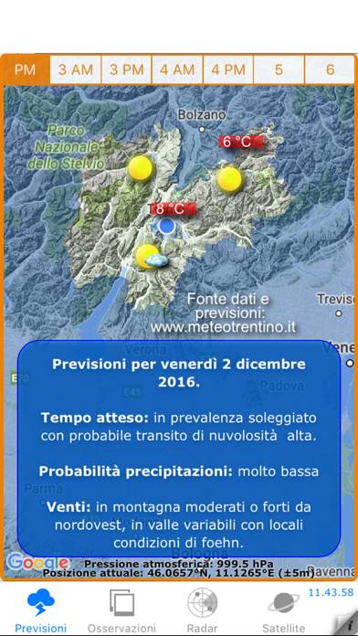 Meteo Trentino App screenshot #1