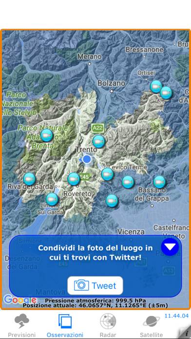 Meteo Trentino App screenshot #2