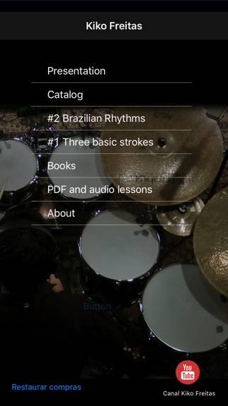 Kiko Freitas - Drum Lessons captura de pantalla