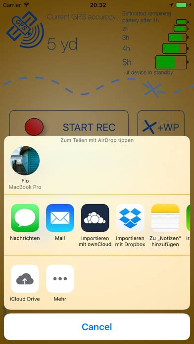 GPX Recorder App screenshot #2