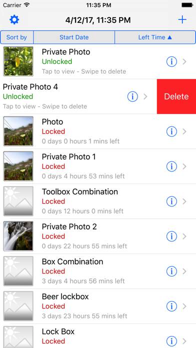 Photo Time Lock App-Screenshot #1