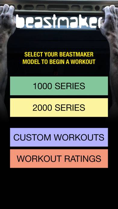 Beastmaker Training App Captura de pantalla de la aplicación #1