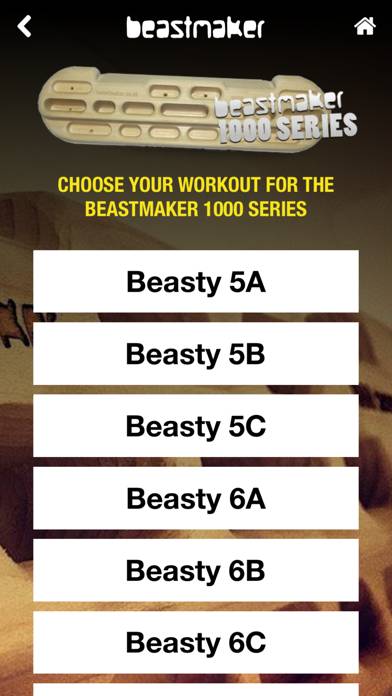 Beastmaker Training App Captura de pantalla de la aplicación #2