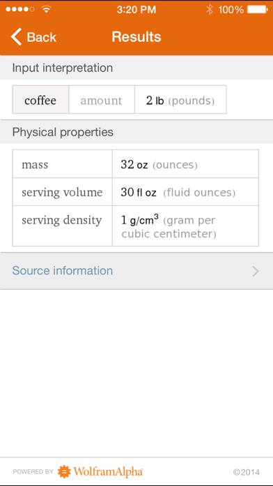 Wolfram Culinary Mathematics Reference App App screenshot #5