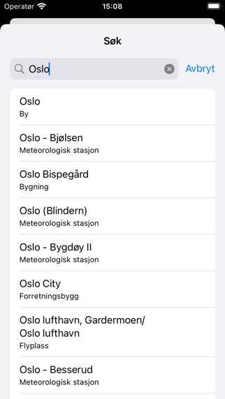 Tidevann App-Screenshot