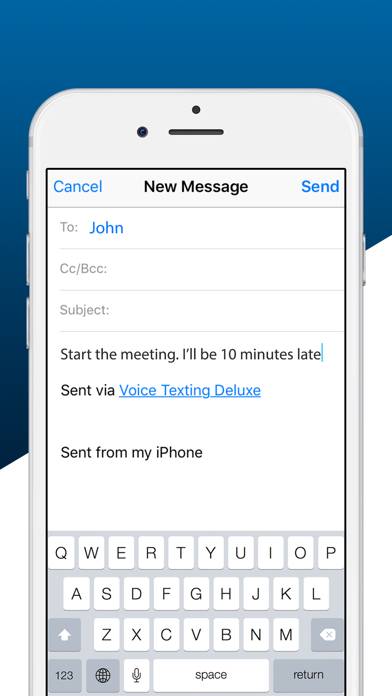 Voice Texting Deluxe Captura de pantalla de la aplicación #4