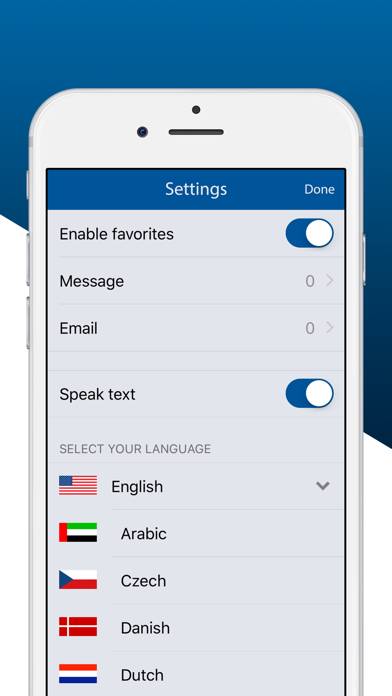 Voice Texting Deluxe Captura de pantalla de la aplicación #5
