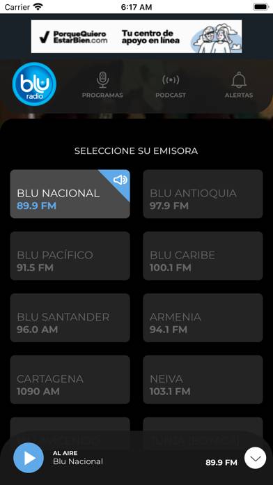 BLU Radio Captura de pantalla de la aplicación