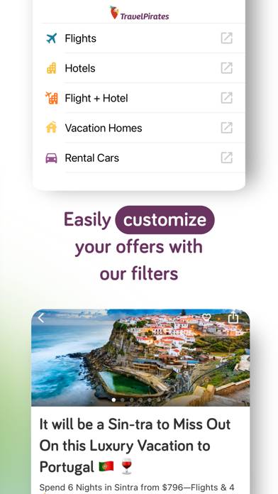 TravelPirates: Travel Deals Schermata dell'app #5