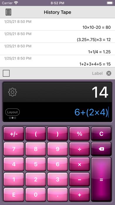 Calculator HD Pro App skärmdump #2
