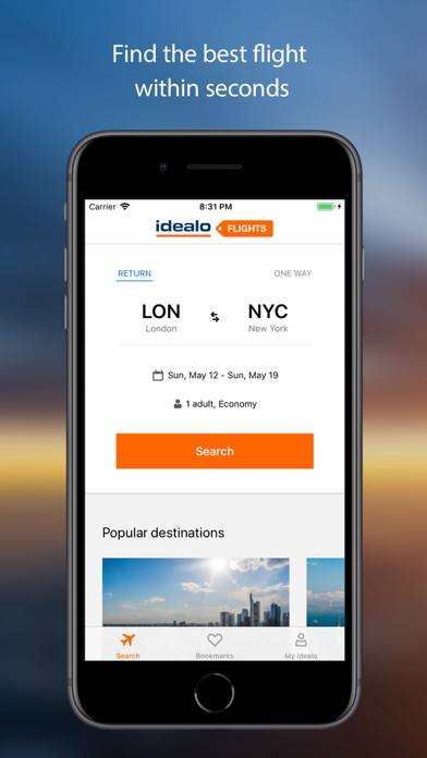 idealo flights: cheap tickets