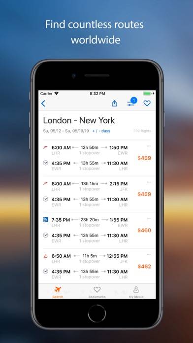 Idealo flights: cheap tickets App screenshot #2